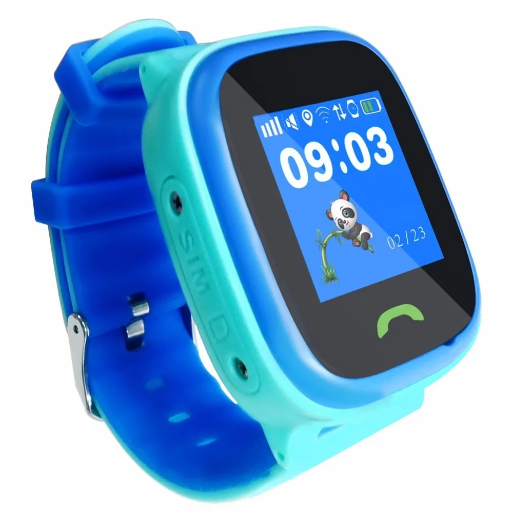 

HW8 1.22-Inch Colorful Touch Screen Children GPS Precision Positioning Support SIM Card Call Deeply Waterproof Smart Watch