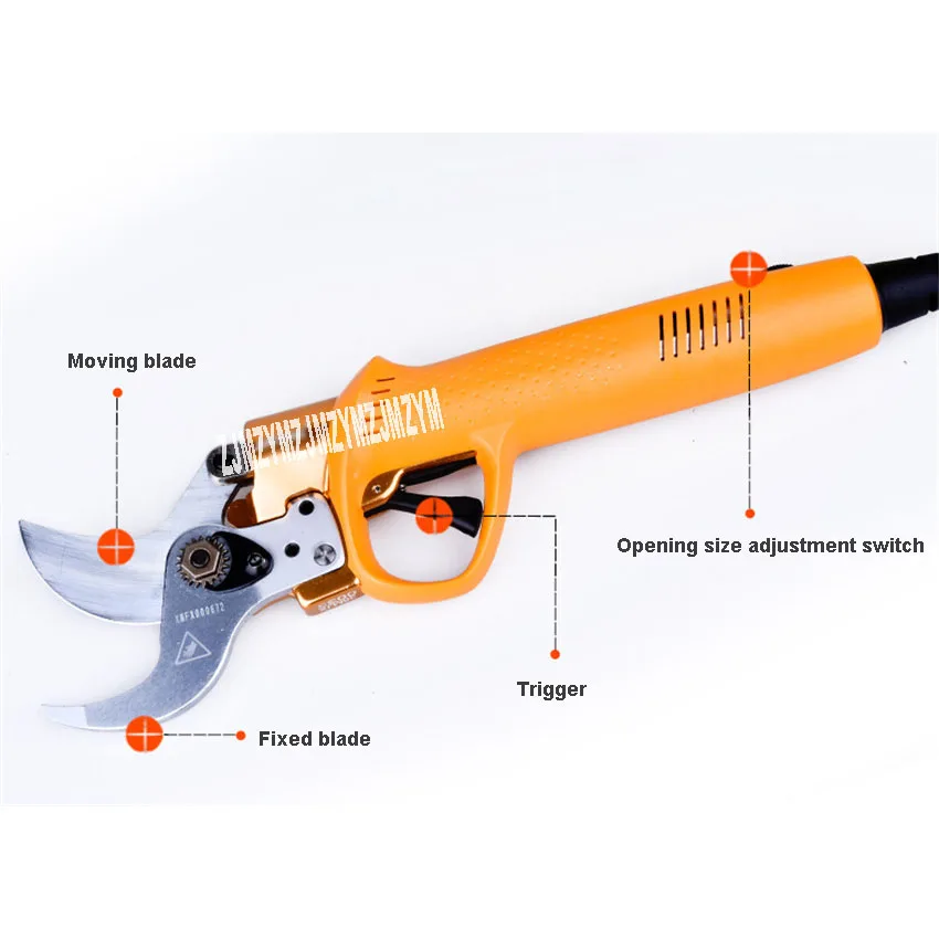 Новое поступление Электрический секаторами Портативный 40 В Перезаряжаемые высокой филиал садоводства фруктов дерева ножницы JT-4(можно вырезать 4 см) 8-10 h