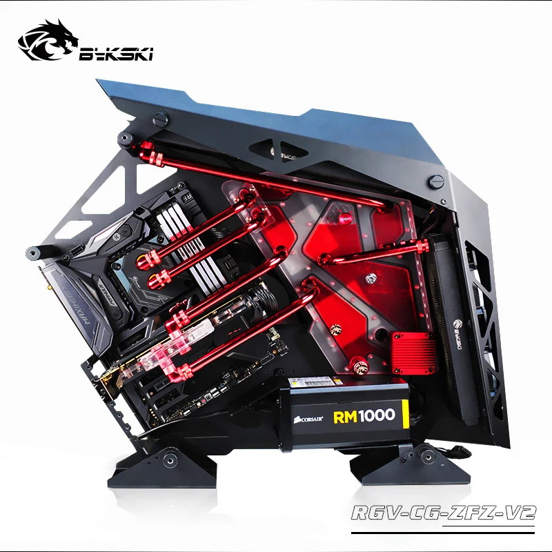  BYKSKI Acrylic Board Water Channel Solution kit use for COUGAR Conqueror Case / for CPU and GPU Blo