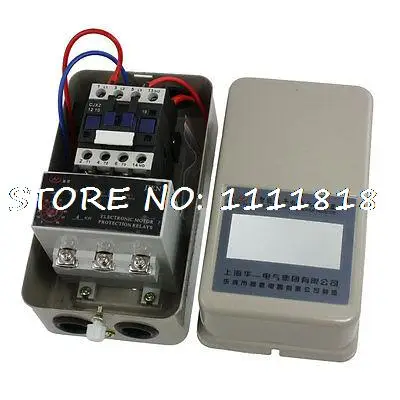 

110V 4KW Intelligent Electronic Motor Protection Relay 5-65A + NO AC Contactor