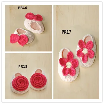 

baby first walk shoe crochet handmake shoes
