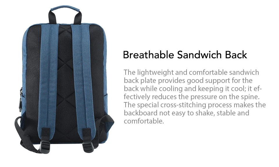 20L Xiaomi Casual Backpack Men Solid Polyester Girls Backpacks Travel Bag Universal Bags College Style 15.6 inch Laptop Bag (7)