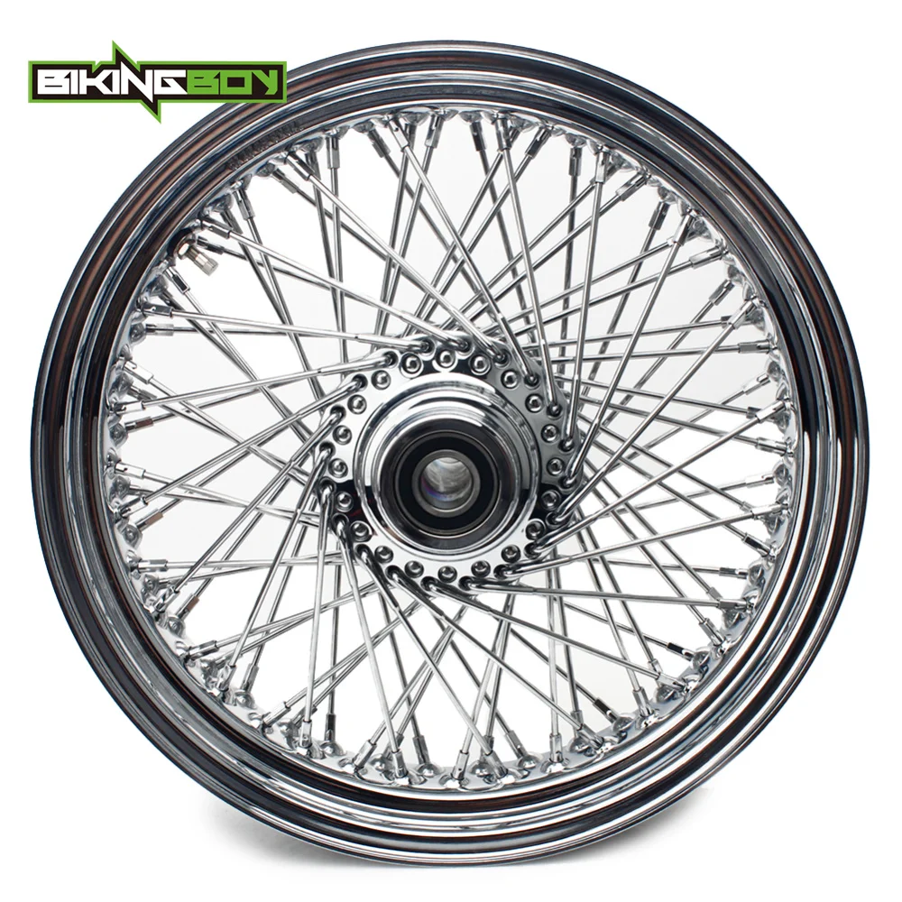 BIKINGBOY 16 &quotx 3 5&quot гальванизирует переднее колесо обод ступицы с 80 жировых спиц для