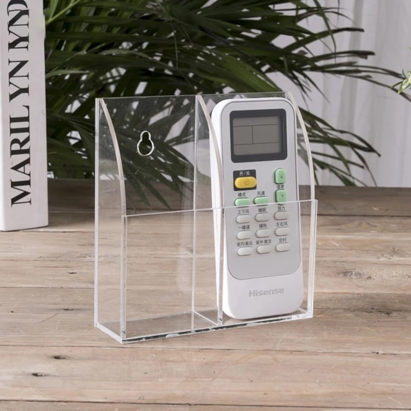 Acrylic Office Storage Box TV Air Conditioner Remote Control Container Makeup Lipstick Sundries Rack Hotel Articles Organizer