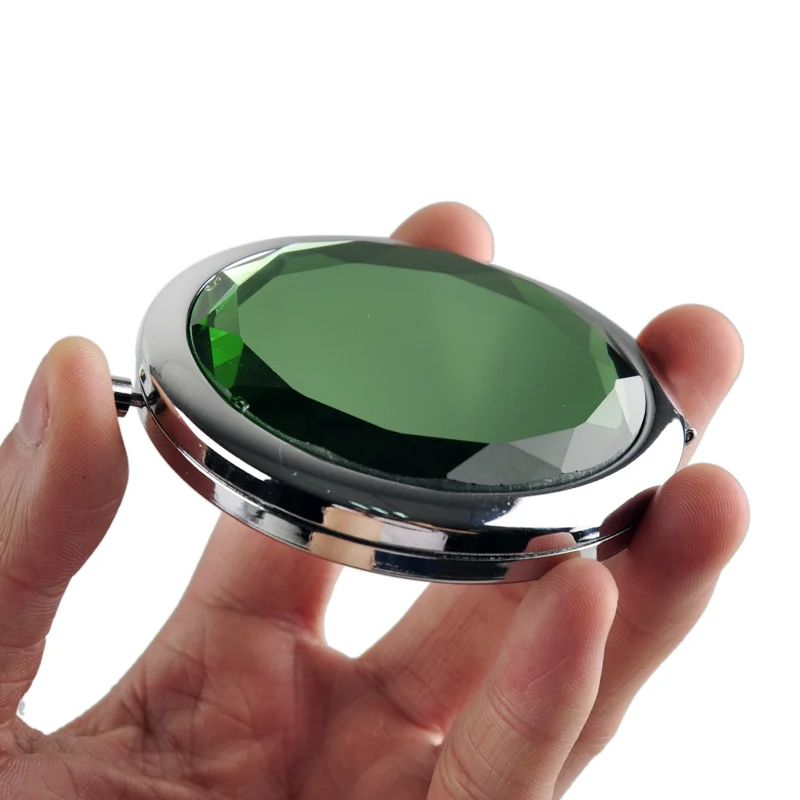 Emirror Spelhos Espejos с гравировкой косметическое компактное зеркало кристаллами