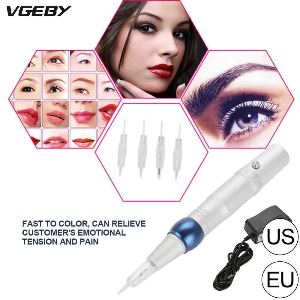 

35000RPM Rotary Tattoo Machine Permanent Makeup Machine Set Car Tattoo Microblading Pen Temporary Tattoos Gun Tattoo Supplies