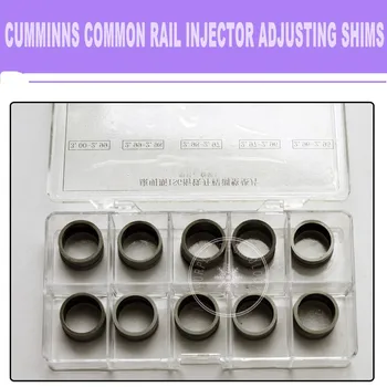 

diesel common rail injector armature lift adjusting shims spacer set for cummins ISG engine