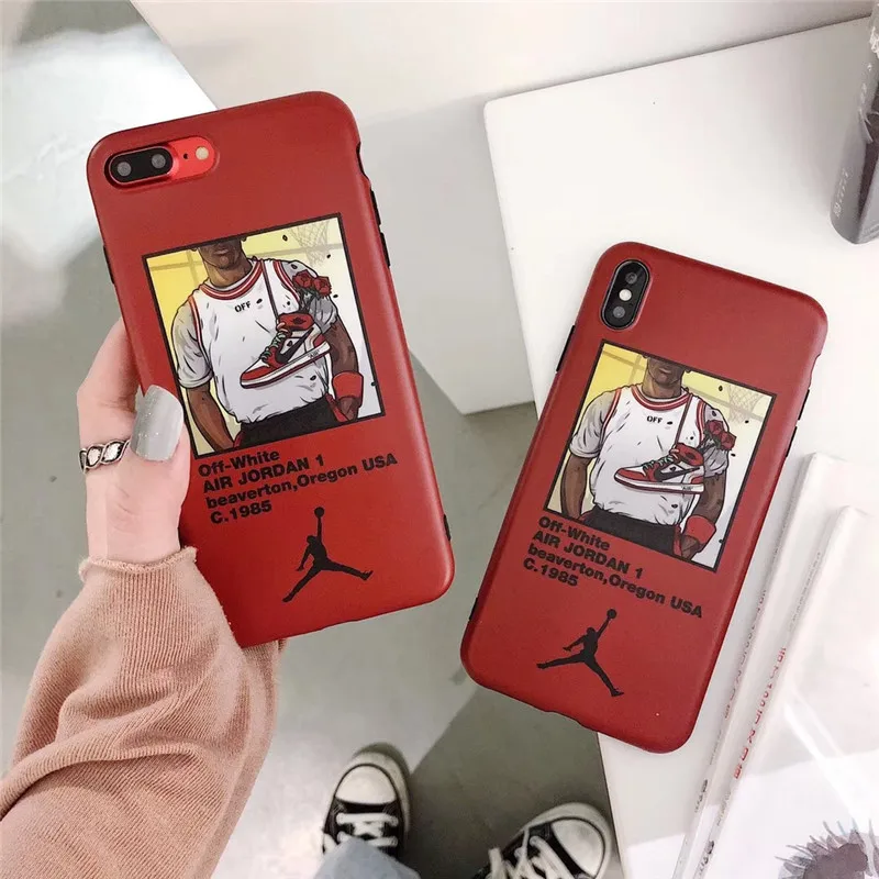 

Basketball NBA AIR jordan Phone Case for iphone X XS MAX XR 10 8 7 6 6s plus cases luxury soft silicone phone cover fundas coque