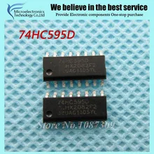 10pcs free shipping 74HC595D 74HC595 SOP-16 Counter Shift Registers 8bit Shiftr new original
