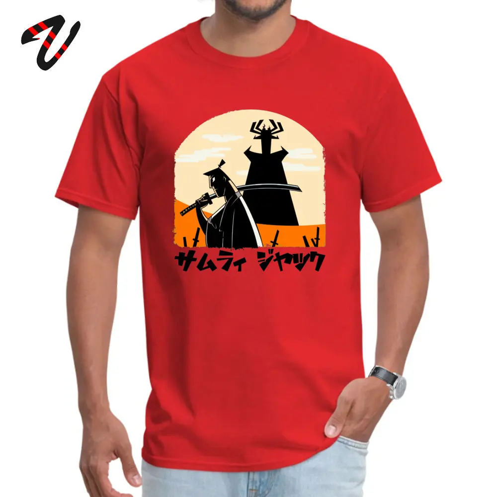 Samurai Jack ploo Normal Mother Day 100% Cotton Fabric O-Neck Men Tops Shirt Gift T Shirt Newest Short Sleeve T-Shirt Samurai Jack ploo 13151 red
