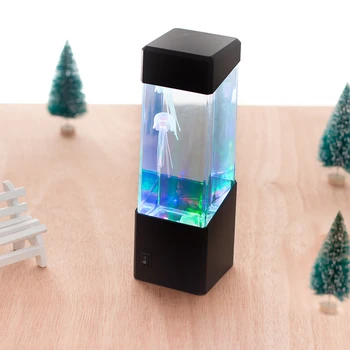 

Jellyfish Volcano LED Lights Lamp Relaxing Bedside Mood Light Night Light