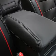 Для hyundai creta ix25 защита подлокотника, чехол из искусственной кожи, аксессуары для интерьера, автомобильный стиль-, черный