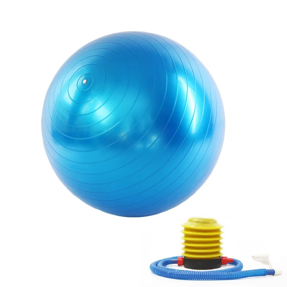 New 65cm Gym Fitness Yoga Exercise ball with Hand Pump for men and women