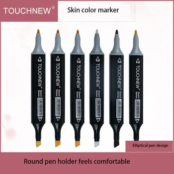 

Artist Touchnew Marker Pens 24 Colours Blendable Alcohol Markers Skin Tone Set for Portrait Illustration Drawing