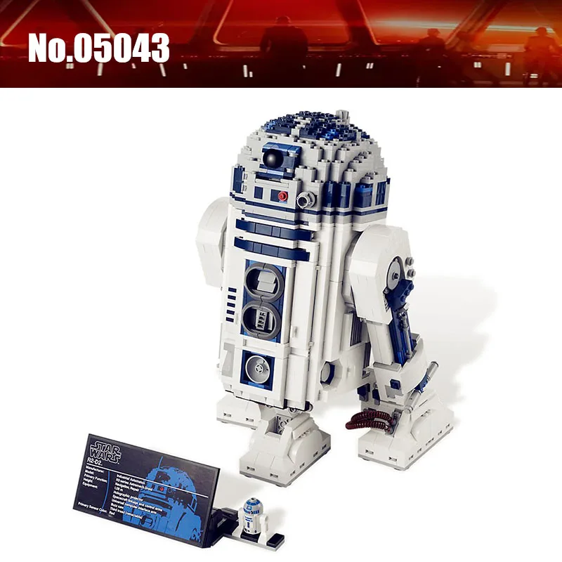 

Star Series R2 Robot Set D2 diy Building Blocks Bricks Compatible Wiht Legoingly 10225 Toys For Children Kids Gifts