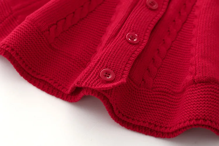 Roupas da Menina do Bebê Camisola com Capuz Vermelho com Arco para Crianças da Criança Iyeal Crianças Recém-nascidos Algodão Quente Veludo Malha Manto Meninas 12 Cheap Jaquetas e casacos