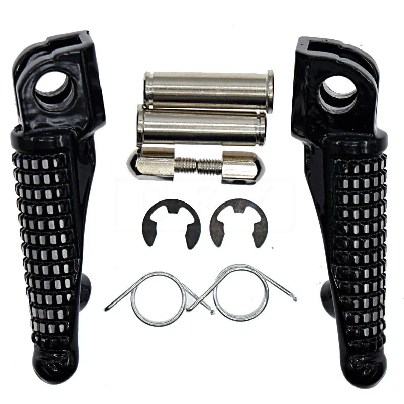 Motorcycle Front Footrests Foot pegs For Kawasaki NINJA ZX6R ZX636 ZX9R ZX10R ZX12R 250R EX250 ER6N ER6F ER6 650R EX650 GTR1400 motorcycle footrests