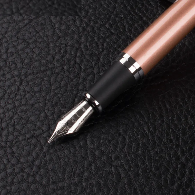 Jinhao X750 классическая роза золото металл авторучки 0,5mm перо Сталь чернила ручки для подарка офиса школьных принадлежностей