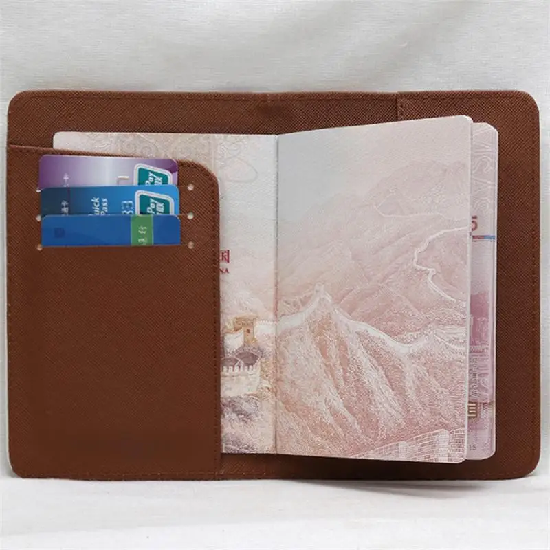 Mcneely Peach blossom Женская Обложка для паспорта розовая кожаная обложка для паспорта с держатель для карт для девочек чехол для паспорта Porte Carte