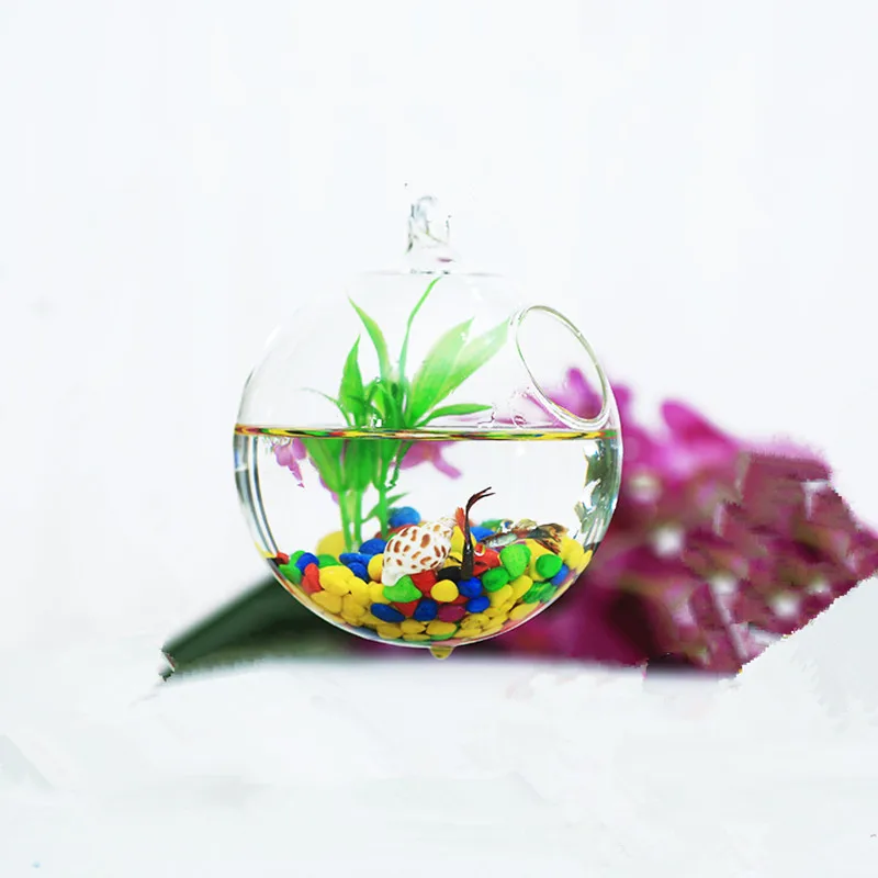 Диаметр = 15 см 2 шт./упак. 6 разных стилей стеклянная террариумная ваза красивое украшение для дома подсвечник ваза миска для рыбы