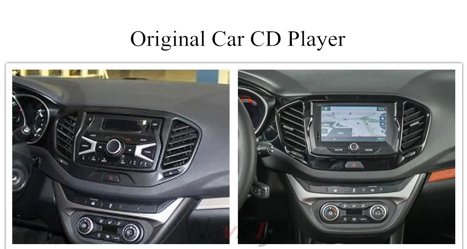 Clearance Navifly android 9.0 Car dvd multimedia player radio audio For Lada Vesta 2015-2018 with GPS Navigation IPS DSP SWC WIFI USB SD 11
