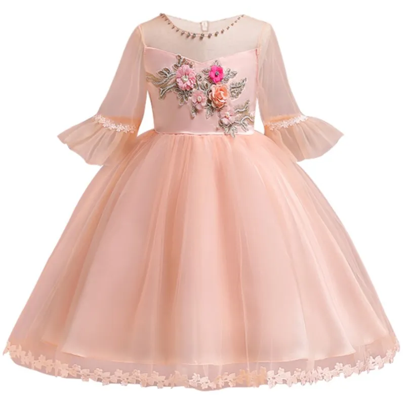 half shoulder dress for kids