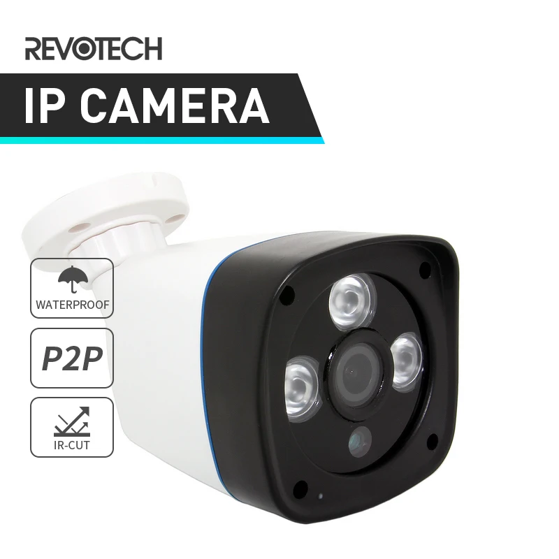 Водонепроницаемая наружная IP камера 1080P 3 светодисветодиодный IR МП