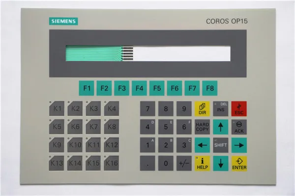 New Membrane keyboard for 6AV3515-1EB30 for SIMATIC COROS OP15/A1 PANEL KEYPAD, panel keypad ,simatic HMI keypad , IN STOCK