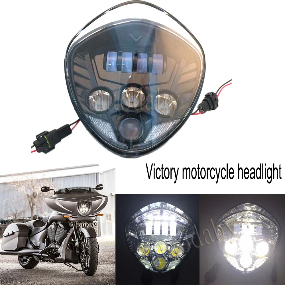 40w Victory Motorcycle LED Headlight Kit Motorcycle LED Headlight