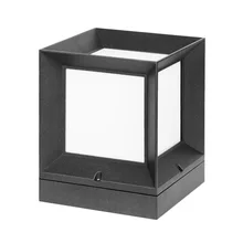 Водонепроницаемый пьедестал осветительный прибор/алюминиевый корпус садовые светильники/акриловый абажур фонарь