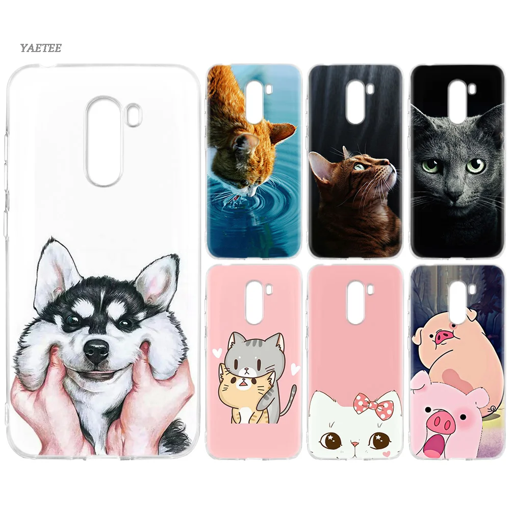 

Cartoon Cat Cute Mouse Pig Cats Dog Soft TPU Case For Xiaomi Redmi S2 Y3 Y2 Note 7 7S 6 Pro 5 4 4X Xiomi Mi F1 A2 8 Lite 9 Cover