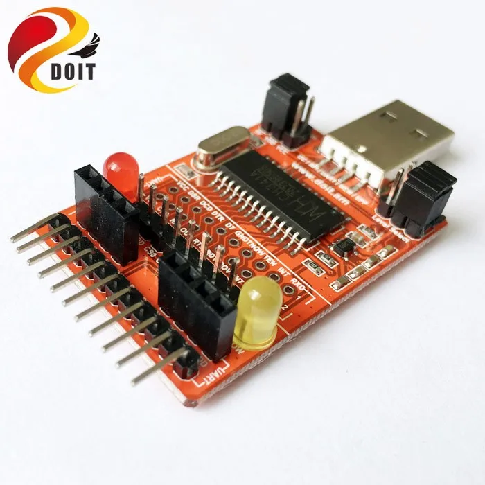 doit CH341A usb-кабель для переноса данных для I2C/IIC/SPI UART/ttl/ISP адаптер EPP/MEM параллельный преобразователь макетная плата комплект