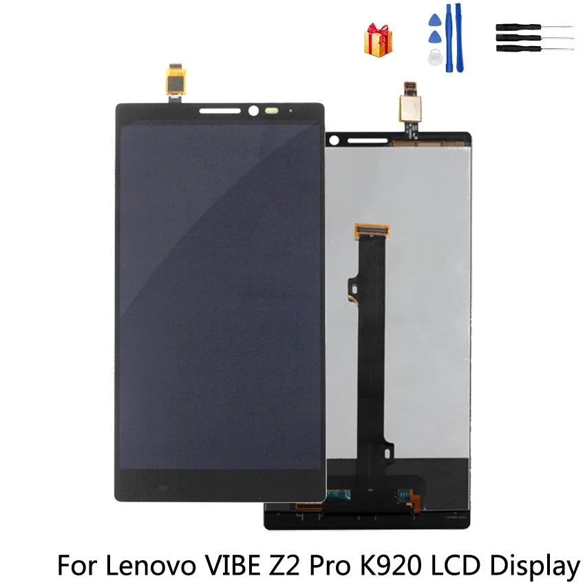 

For Lenovo VIBE Z2 Pro K920 LCD Display Touch Screen Assembly Phone Parts For Lenovo K920 LCD Display Screen Free Tools