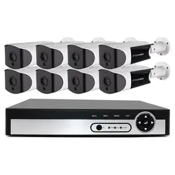 48 В PoE NVR комплект 4.0mp CCTV Системы 8 шт. POE IP Камера ONVIF P2P Крытый безопасности наблюдения Full HD охранных Камера