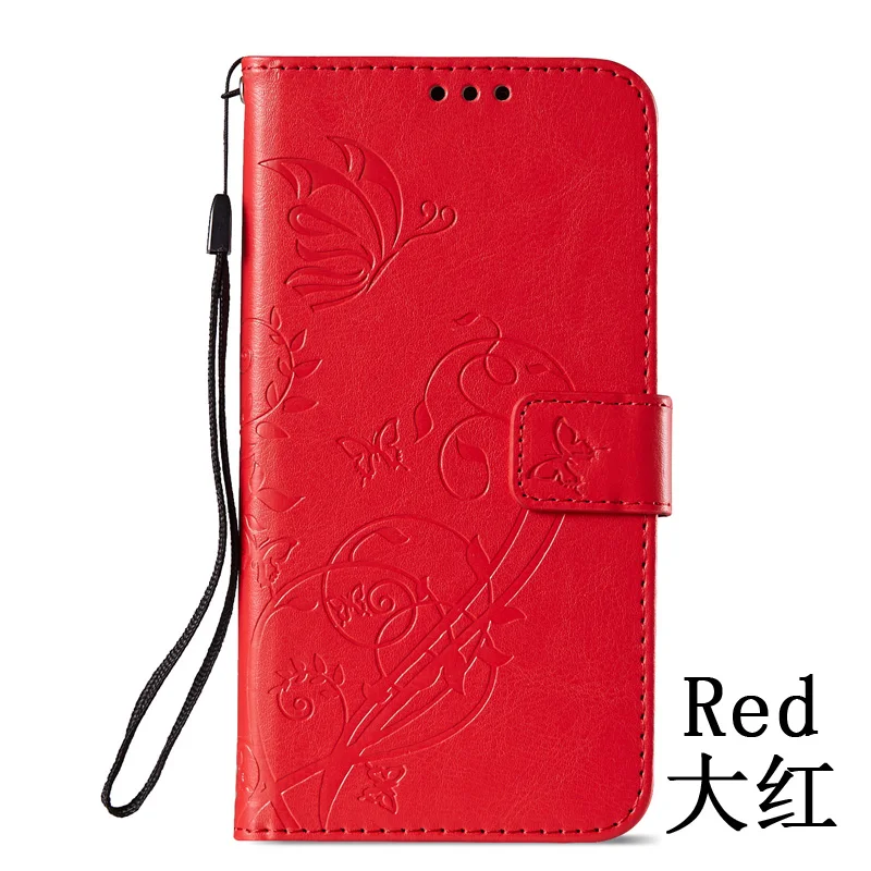 Для samsung Galaxy J7 Neo Nxt Core откидной Чехол SM-J700F SM-J700H/DS SM-J700M SM-J701F/DS из искусственной кожи чехол-Бумажник для телефона Funda - Цвет: Red