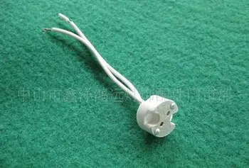 

MR16 Ceramic lamp holder 0.5 silicone wire 100mm 100pcs