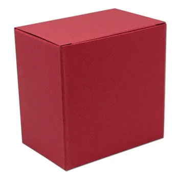 

30Pcs Colorful Kraft Paper Gift Packaging Folding Box Paperboard Party Supplies Packing Box 6.8x4.5x6.8cm(2.6x1.7x2.6inch)
