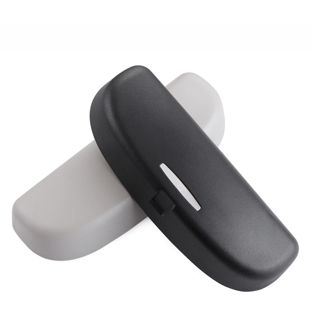 Iswell Car Sun Visor Gafas de Sol magn/éticas Soporte de Caja Gafas Organizador Caja con Clip Dise/ño Gafas de Coche Marco Gafas de Coche Clip