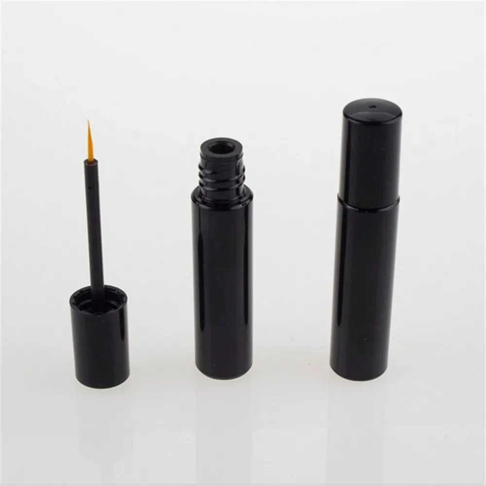 

10ps 4ml empty black eyeliner container bottle tube with brush,make up empty liquid eyeliner bottle applicator bottle