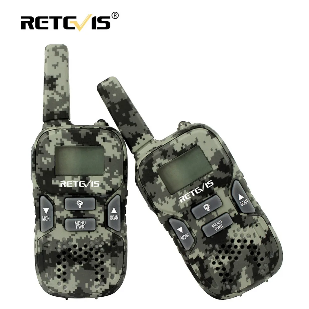 

1 Pair Retevis RT33 Mini Walkie Talkie Handheld Wireless Intercom GMRS/PMRPortable Kids Radio LCD Display Fashlight USB Charge