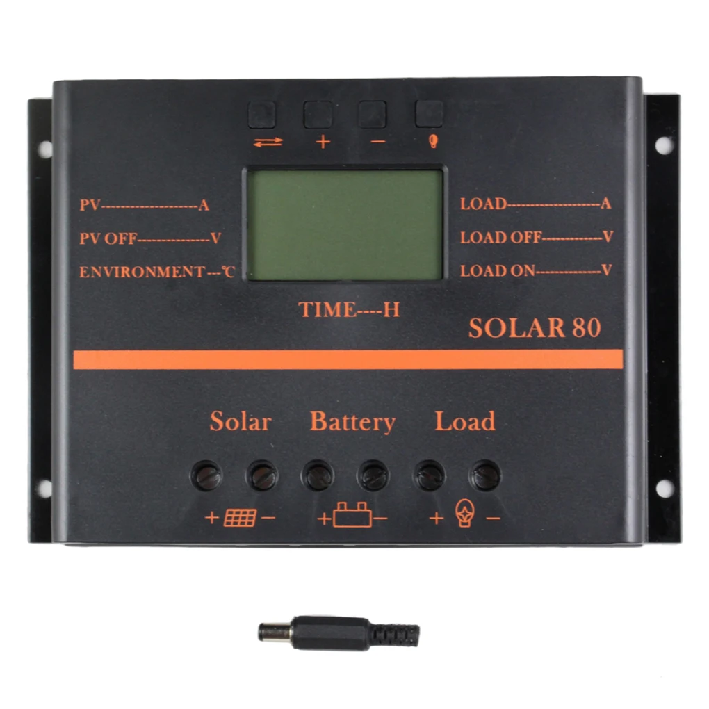 

LCD Display Current Solar Controller Solar Panel Battery Charging Regulator Photovoltaic Power Generation
