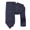 Los hombres de punto de triángulo a rayas corbata Normal esquina afilada corbatas para los hombres corbata flaco tejido clásico corbata de diseño ► Foto 3/6