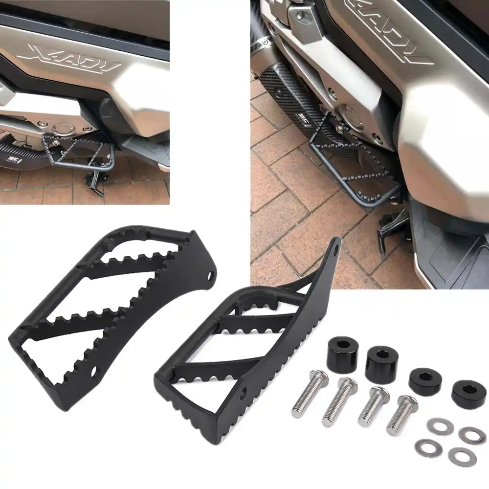 Pedane per moto Pedane per pedane Pedane passeggero posteriori Kit pedale per HONDA X-ADV 750 17-19 Colore : Black Red