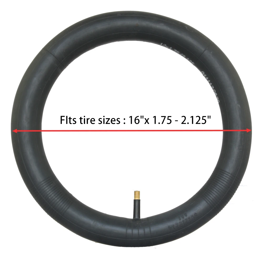 

Bike Tire Bicycle Inner Tube 16 Inches 1.75-2.125 AV American Gas Mouth