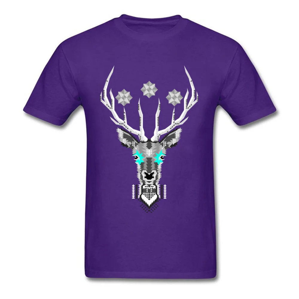 Geometric Silver Stag_purple