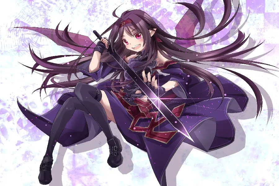DIY frame Sword Art Online Japan Hot Comics Anime Poster Konno Yuuki Fabric Silk Poster Great Pictures On the Wall For Decor