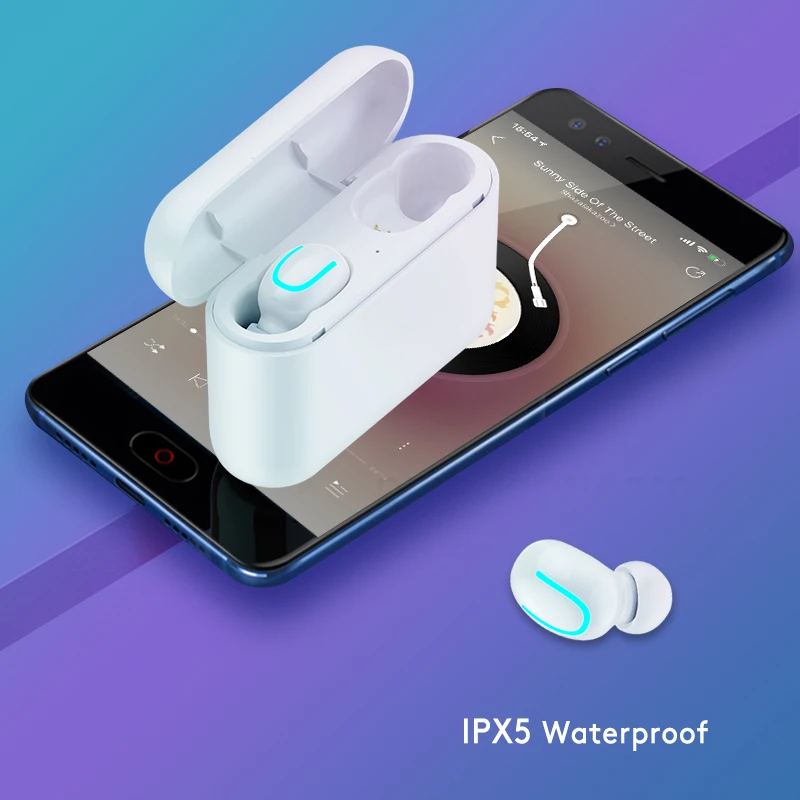 TWS стереонаушники HBQ с поддержкой Bluetooth 5 0 и защитой IPX5|Наушники гарнитуры| |