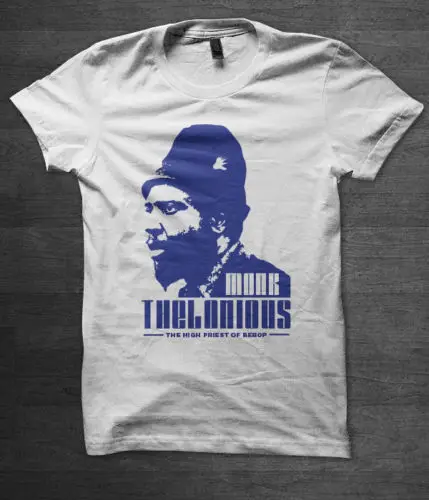 Thelonious Monk t shirt Jazz music 60's miles davis John Coltrane Bill Evans