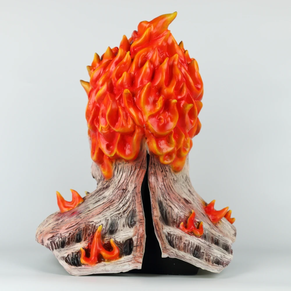 Skull Flame Mask Halloween Cosplay Fireman Mask Full Head Halloween Masquerade Party Mask Props (6)