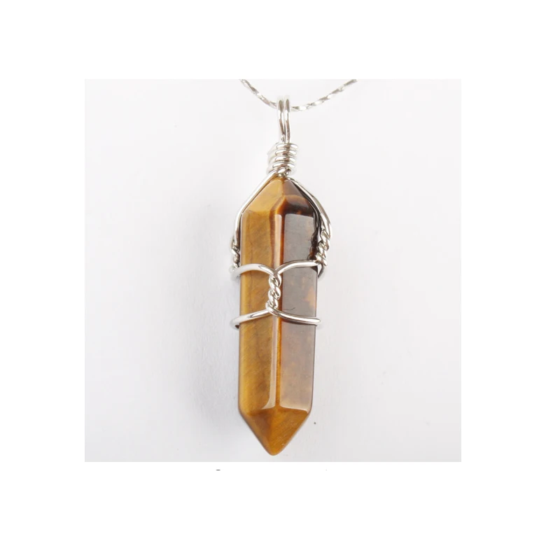 Crystal Pendant Quartz Pendant Alloy Pendant Stainless Steel Pendant Glass Pendant Shell Pendant Resin Pendant Agate Pendant Spider Pendant Mix Crystal Stone Opal Malachite Lapis Green Howlite Stone Onyx Rose Pink Quartz Carnelian Faceted Bead Twining Pendant 1PCS